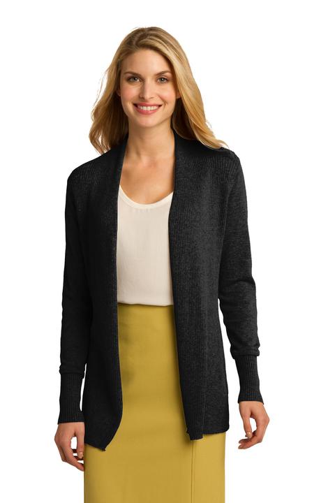 LSW289 - Port Authority Ladies Open Front Cardigan Sweater