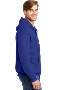 P180 - Hanes - EcoSmart Full-Zip Hooded Sweatshirt