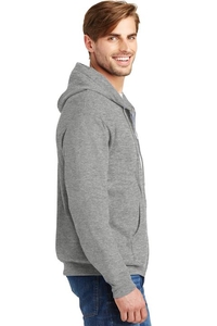 P180 - Hanes - EcoSmart Full-Zip Hooded Sweatshirt