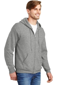 P180 - Hanes - EcoSmart Full-Zip Hooded Sweatshirt