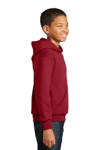 P470 - Hanes - Youth EcoSmart Pullover Hooded Sweatshirt.  P470