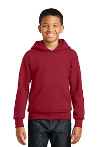 P470 - Hanes - Youth EcoSmart Pullover Hooded Sweatshirt.  P470