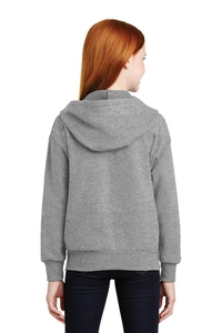 P480 - Hanes - Youth EcoSmart Full-Zip Hooded Sweatshirt