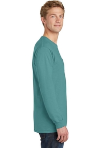 PC099LSP - Port & Company Pigment Dyed Long Sleeve Pocket Tee