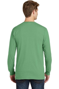 PC099LSP - Port & Company Pigment Dyed Long Sleeve Pocket Tee