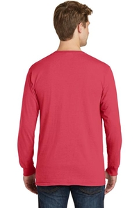 PC099LSP - Port & Company Pigment Dyed Long Sleeve Pocket Tee