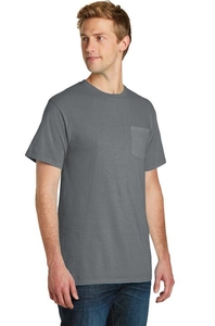 PC099P - Port & Company Pigment Dyed Pocket Tee