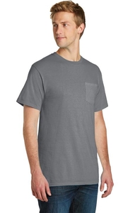 PC099P - Port & Company Pigment Dyed Pocket Tee