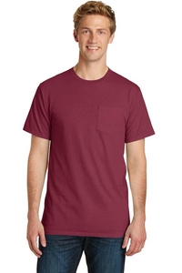 PC099P - Port & Company Pigment Dyed Pocket Tee