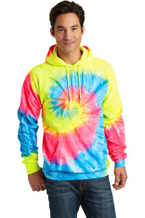 PC146 - Port & Company Tie-Dye Pullover Hooded Sweatshirt