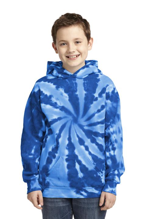 PC146Y - Port & Company Youth Tie-Dye Pullover Hooded Sweatshirt