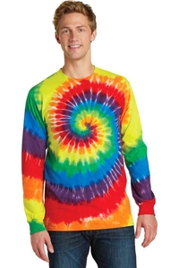 PC147LS - Port & Company Tie-Dye Long Sleeve Tee.  PC147LS