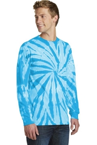 PC147LS - Port & Company Tie-Dye Long Sleeve Tee.  PC147LS