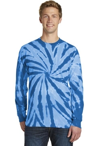 PC147LS - Port & Company Tie-Dye Long Sleeve Tee.  PC147LS