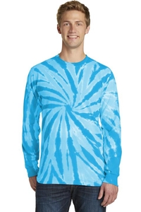 PC147LS - Port & Company Tie-Dye Long Sleeve Tee.  PC147LS