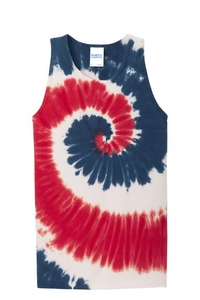 PC147TT - Port & Company Tie-Dye Tank Top.  PC147TT