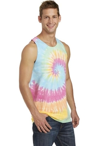 PC147TT - Port & Company Tie-Dye Tank Top.  PC147TT