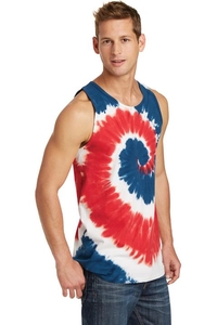 PC147TT - Port & Company Tie-Dye Tank Top.  PC147TT