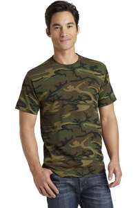 PC54C - Port & Company Core Cotton Camo Tee.  PC54C