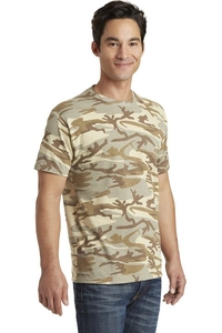 PC54C - Port & Company Core Cotton Camo Tee.  PC54C