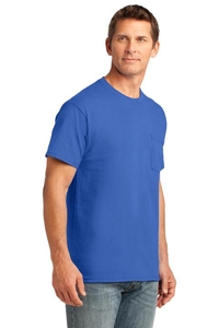 PC54P - Port & Company Core Cotton Pocket Tee