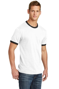 PC54R - Port & Company Core Cotton Ringer Tee.  PC54R