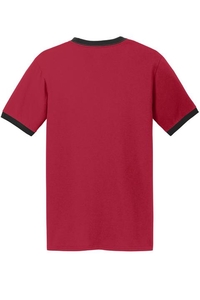 PC54R - Port & Company Core Cotton Ringer Tee.  PC54R