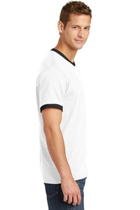 PC54R - Port & Company Core Cotton Ringer Tee.  PC54R