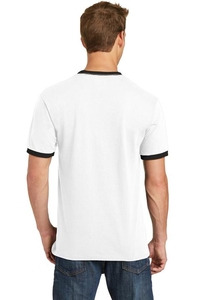 PC54R - Port & Company Core Cotton Ringer Tee.  PC54R