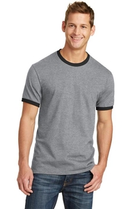 PC54R - Port & Company Core Cotton Ringer Tee.  PC54R