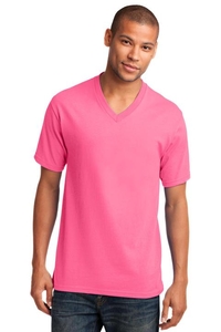 PC54V - Port & Company Core Cotton V-Neck Tee