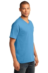 PC54V - Port & Company Core Cotton V-Neck Tee