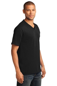 PC54V - Port & Company Core Cotton V-Neck Tee