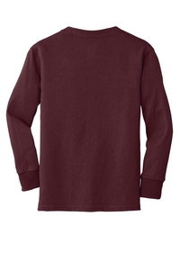 PC54YLS - Port & Company Youth Long Sleeve Core Cotton Tee