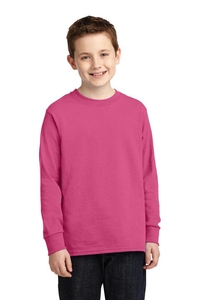 PC54YLS - Port & Company Youth Long Sleeve Core Cotton Tee