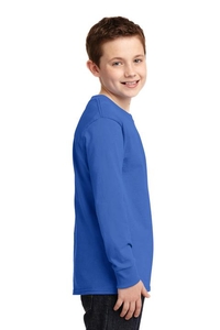 PC54YLS - Port & Company Youth Long Sleeve Core Cotton Tee