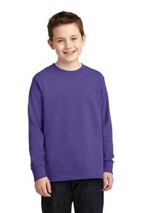 PC54YLS - Port & Company Youth Long Sleeve Core Cotton Tee