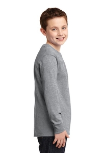 PC54YLS - Port & Company Youth Long Sleeve Core Cotton Tee