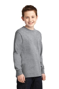 PC54YLS - Port & Company Youth Long Sleeve Core Cotton Tee