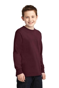 PC54YLS - Port & Company Youth Long Sleeve Core Cotton Tee