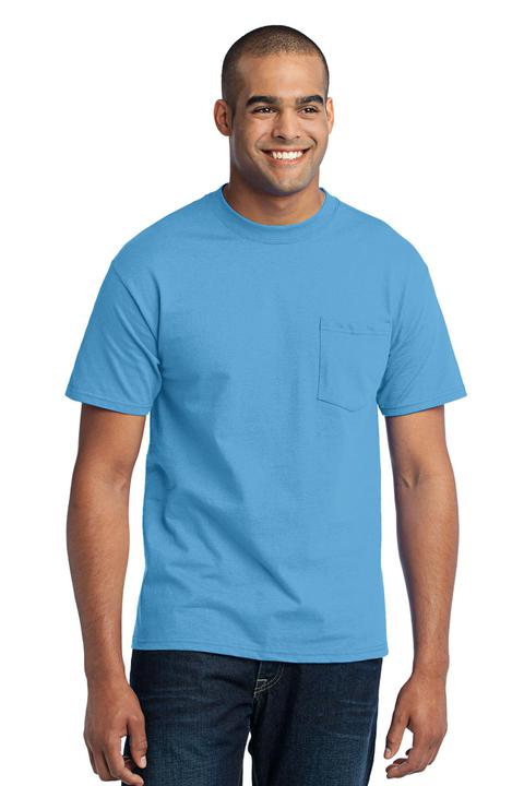 PC55P - Port & Company - Core Blend Pocket Tee