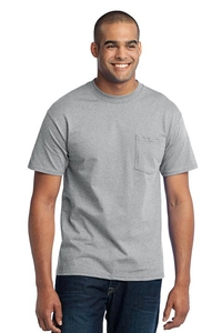 PC55P - Port & Company - Core Blend Pocket Tee