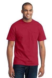 PC55P - Port & Company - Core Blend Pocket Tee