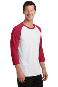 PC55RS - Port & Company Core Blend 3/4-Sleeve Raglan Tee