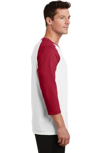 PC55RS - Port & Company Core Blend 3/4-Sleeve Raglan Tee