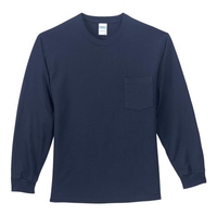 PC61LSP - Port & Company - Long Sleeve Essential Pocket Tee.  PC61LSP