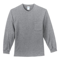 PC61LSPT - Port & Company Tall Long Sleeve Essential Pocket Tee