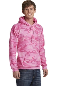 PC78HC - Port & Company Core Fleece Camo Pullover Hooded Sweatshirt