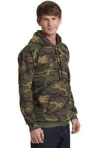 PC78HC - Port & Company Core Fleece Camo Pullover Hooded Sweatshirt