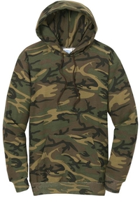 PC78HC - Port & Company Core Fleece Camo Pullover Hooded Sweatshirt